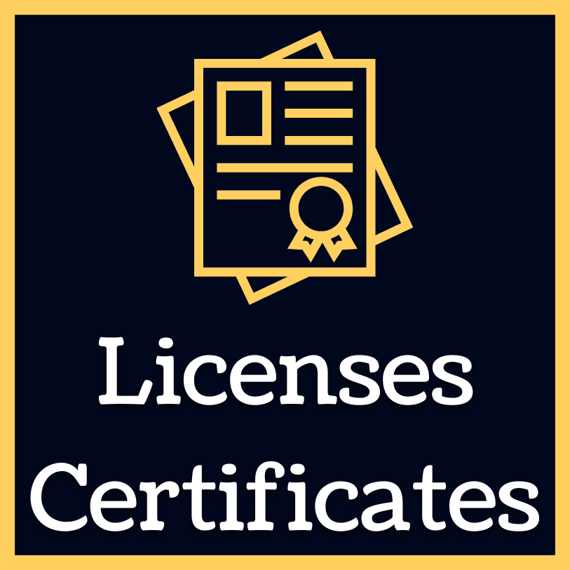 Licenses